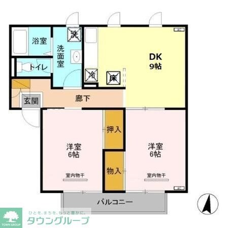 メゾン志藤 Bの物件間取画像